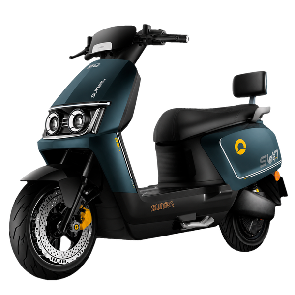 Motocicleta Eléctrica Sunra K6 1800W color Verde Azulado 2026