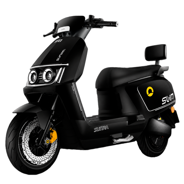 MOTOCICLETA SCOOTER K6 COLOR NEGRA VERSION GRAN AUTONOMIA 110KM