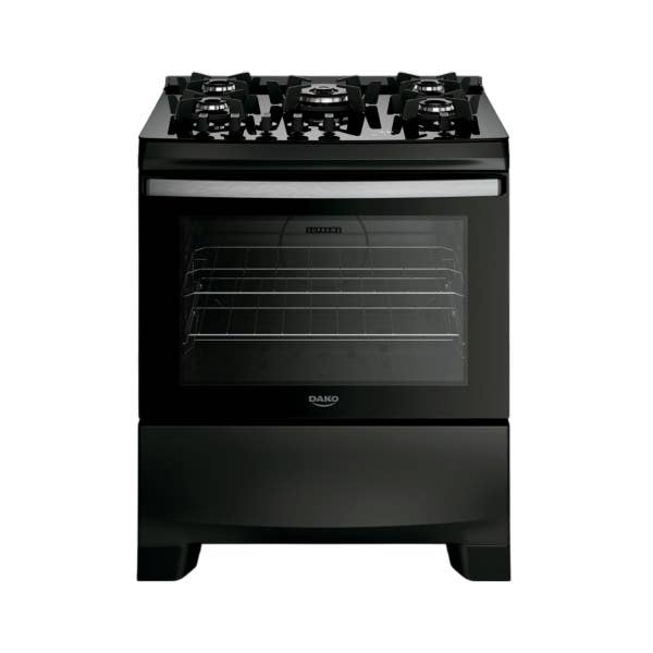Cocina Supreme Negra Timer 5H Con Grill DAKO