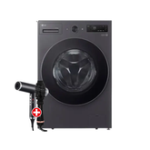 Combo Lavadora secadora LG carga frontal 20kg/10kg + Set Estilizador de Cabello 5 en 1 Connecto + Secadora de cabello Enxuta Ultra Ligero 1600W 3 velocidades